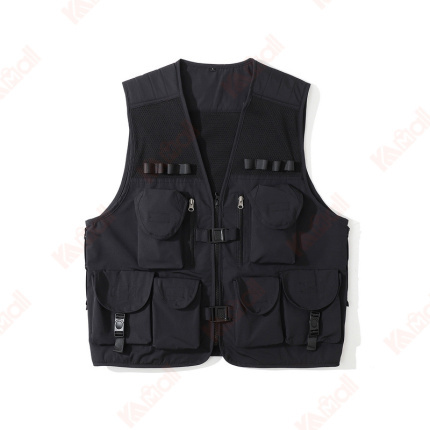 black hip hop vests men